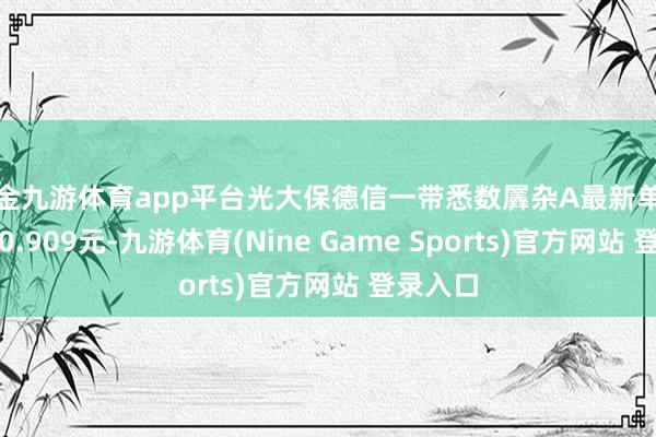 现金九游体育app平台光大保德信一带悉数羼杂A最新单元净值为0.909元-九游体育(Nine Game Sports)官方网站 登录入口